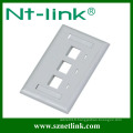 120 style 3 port face cat catale cat5e Keystone Jack